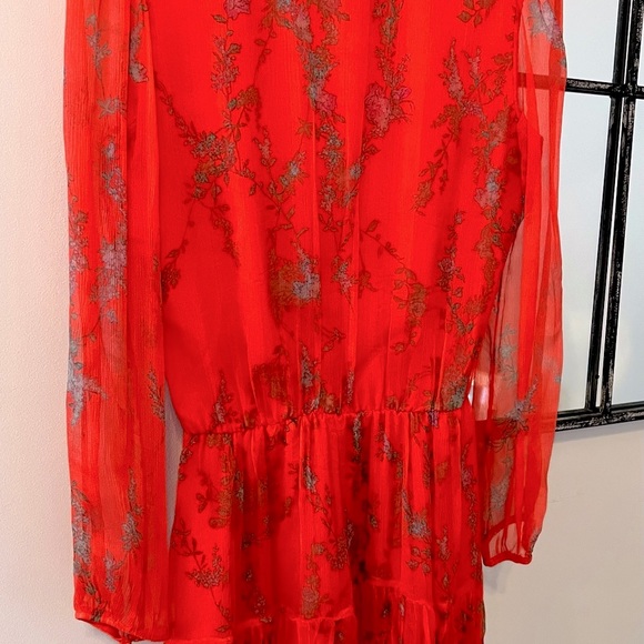 Karina Grimaldi Dress -Stunning with sheer sleeves! - Picture 3 of 3